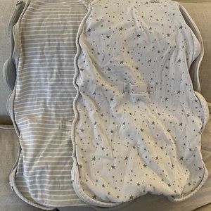 Two Woolino slew sacks